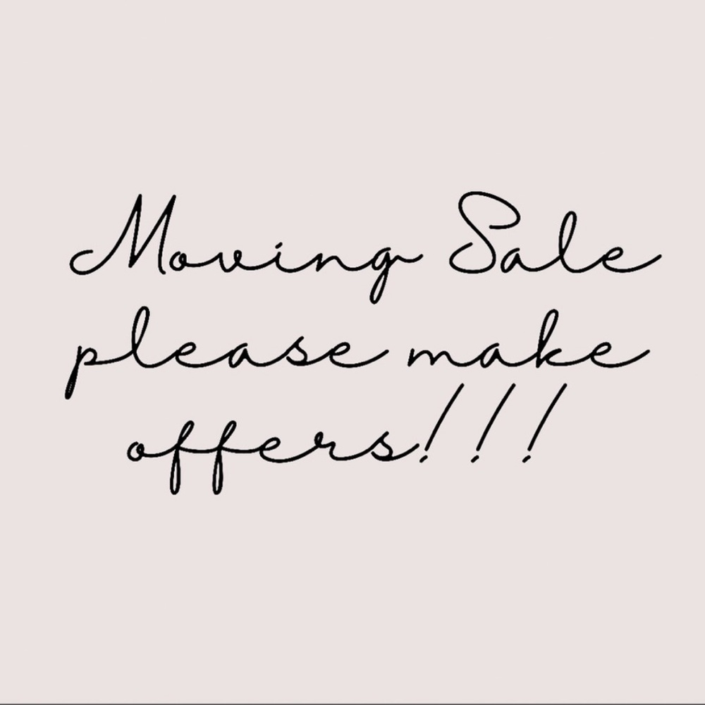 Everything must go! Please make offers :)